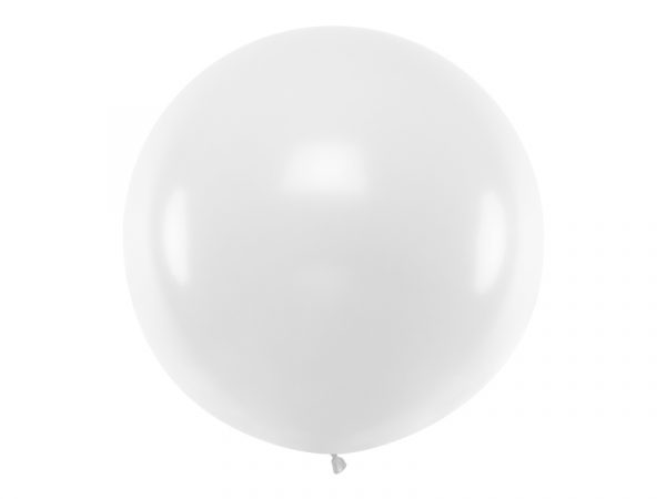 Ballon 1 mètre blanc