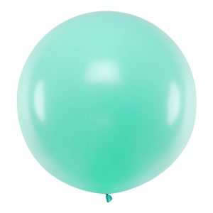 Ballon 1 mètre vert menthe