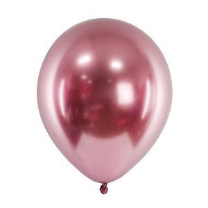 Ballon rose chrome