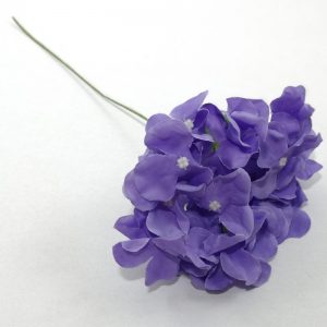 Hortensia artificiel violet