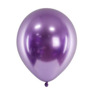 Ballon en latex violet chrome
