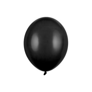 Ballons en latex noir 12 cm