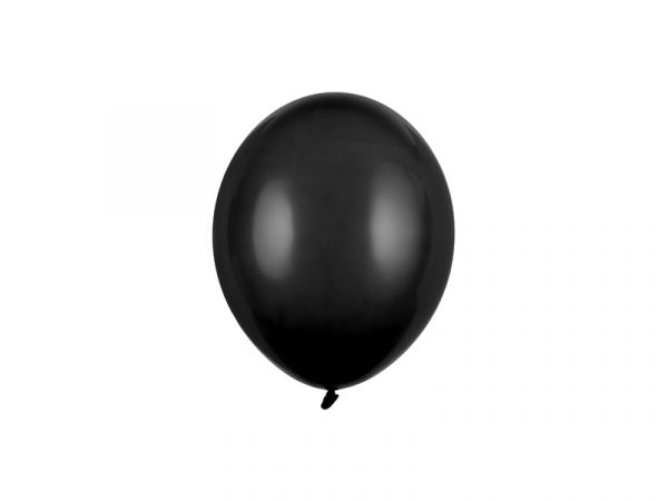 Ballons en latex noir 12 cm