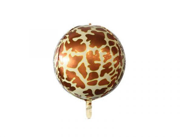 Ballon rond girafe