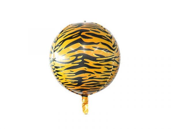 Ballon rond tigre